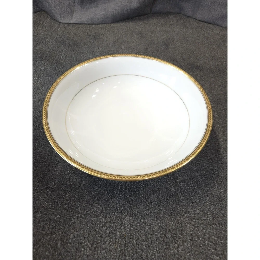 Haviland Limoges France Gold Trim Covered Serving Dish & Bowls 3pc Set AS-IS